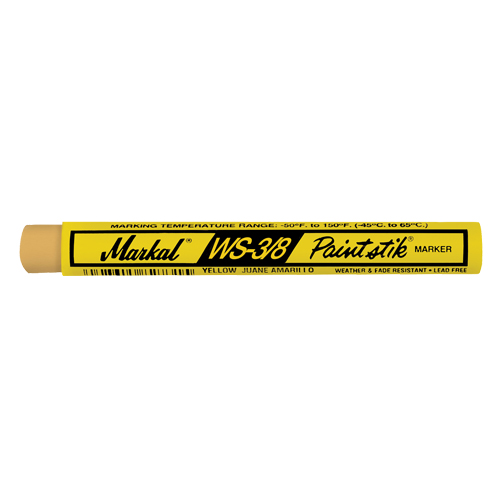 WS-3/8 Paintstik&reg; Paint Marker, Solid Stick, Yellow Distribution Jean Lapalme