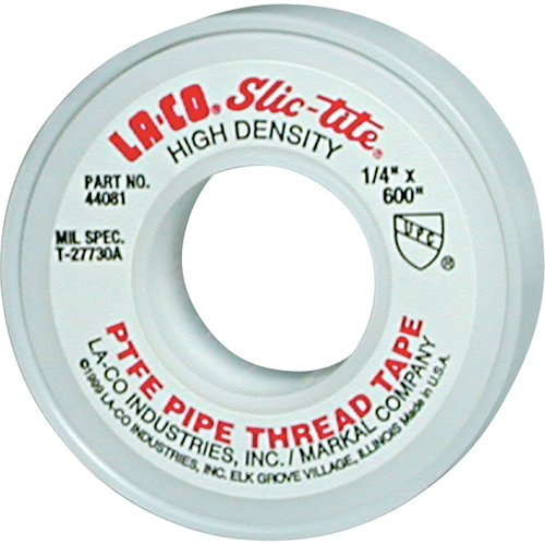 Slic-Tite&reg; PTFE Thread Tape, 300" L x 3/4" W, White Distribution Jean Lapalme
