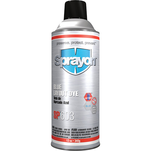 SP603 Blue Layout Dye, Blue, Can Distribution Jean Lapalme