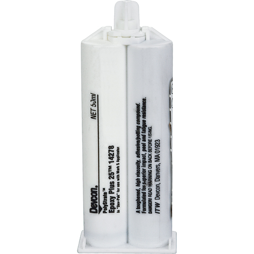 Epoxy Plus 25, Two-Part, Dual Cartridge, 50 ml., Grey Distribution Jean Lapalme