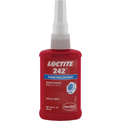 Threadlocker 242 , Blue, Medium, 50 ml, Bottle Distribution Jean Lapalme