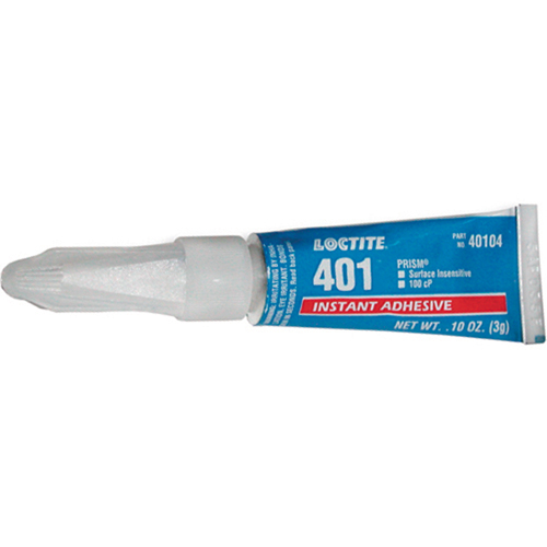 Adh&eacute;sif instantan&eacute; Prism 401, Transparent, Tube, 3 g Distribution Jean Lapalme
