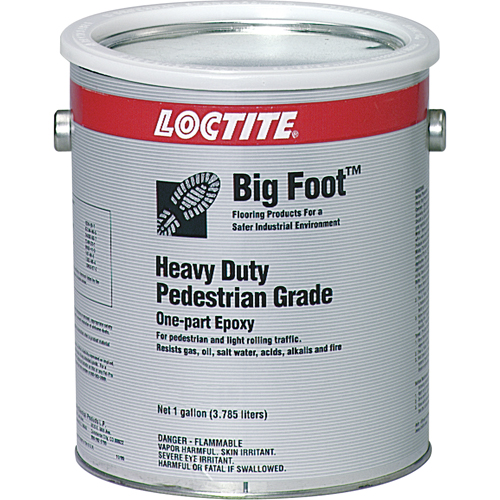 Big Foot Heavy-Duty Pedestrian Grade Anti-Slip Floor Coating, 1 gal., Epoxy-Based, Black Distribution Jean Lapalme