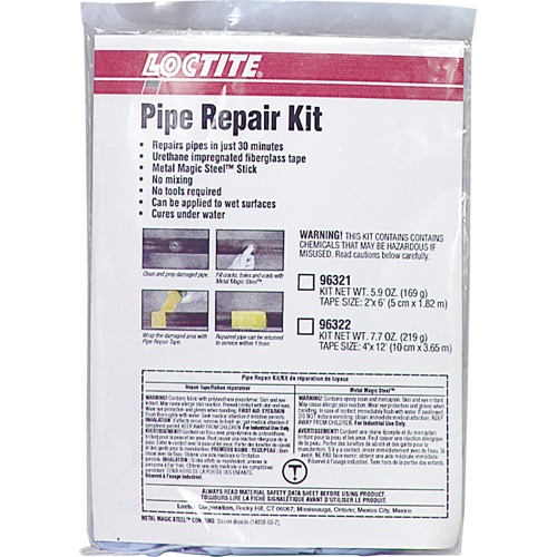 Pipe Repair Kits, Tape, 2" x 6', -17.7° C - 121° C/0° F - 250° F Distribution Jean Lapalme