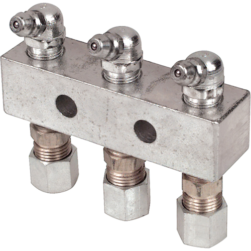 2-3/4" Long Header Block, 1/8" Thread Distribution Jean Lapalme