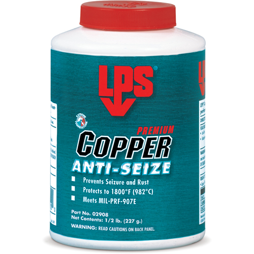Copper Anti-Seize, 1 lbs., Bottle, 1800°F (982°C) Max Temp. Distribution Jean Lapalme