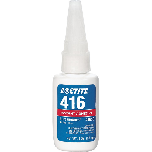 Colle instantan&eacute;e 416 Super Bonder, Transparent, Bouteille, 1 oz Distribution Jean Lapalme
