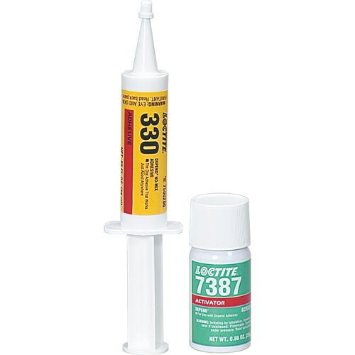 330 Depend&reg; No-Mix Adhesive, Two-Part, 250 ml, Kit, Amber Distribution Jean Lapalme