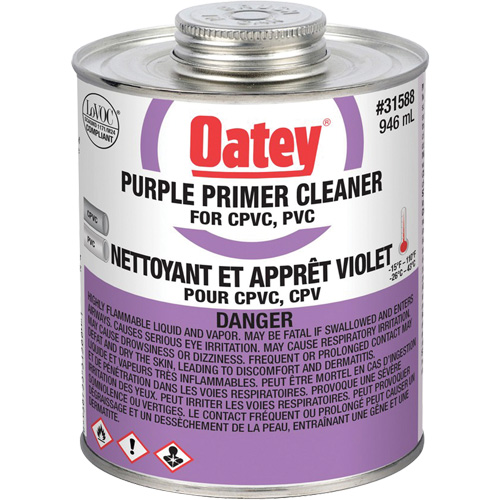 Purple Primer/Cleaner, 946 ml, Brush Top Can Distribution Jean Lapalme