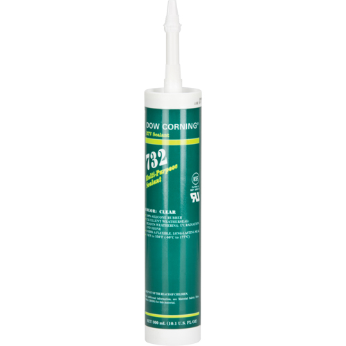 Scellant de silicone 732, Tube, Transparent Distribution Jean Lapalme