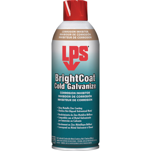 Inhibiteurs de corrosion galvanis&eacute;s &agrave; froid &agrave; rev&ecirc;tement brillant, Canette a&eacute;rosol Distribution Jean Lapalme