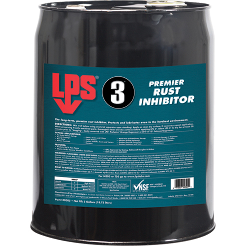3&reg; Premier Rust Inhibitor, Pail Distribution Jean Lapalme