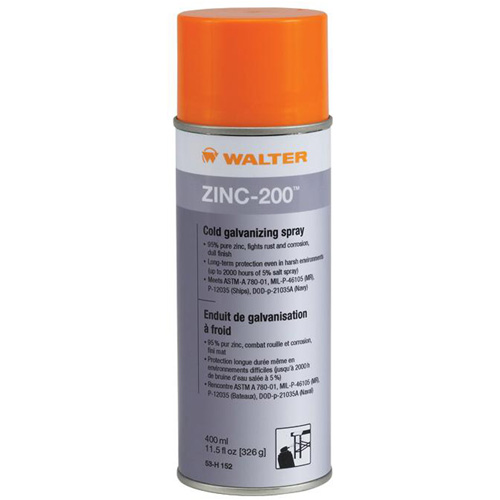 Zinc-200 Cold Galvanizing Spray, Aerosol Can Distribution Jean Lapalme