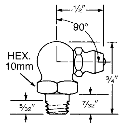 Fitting, 6 mm Thread Distribution Jean Lapalme