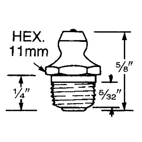 Fitting, 10 mm Thread Distribution Jean Lapalme