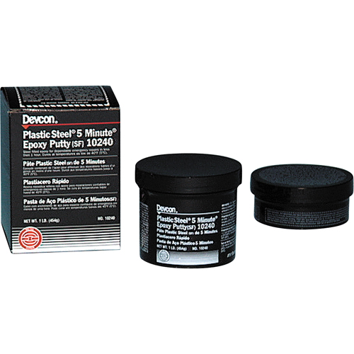 Mastic Plastic Steel 5 Minute, 1 lb, R&eacute;cipient Distribution Jean Lapalme