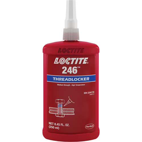 Compos&eacute; de blocage 246 temp&eacute;rature &eacute;lev&eacute;e, Bleu, Moyen, 250 ml, Bouteille Distribution Jean Lapalme