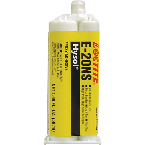 &eacute;poxyde Hysol E-20NS, Deux composants, Cartouche double, 120 g, Havane Distribution Jean Lapalme