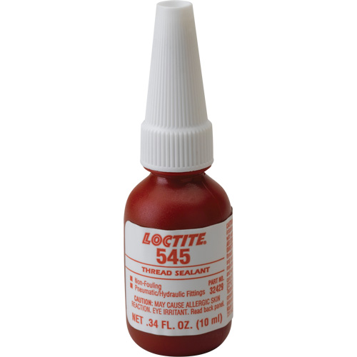 Scellant &agrave; filets 545 hydraulique/pneumatique, Bouteille, 10 ml, -54° C - 149° C/-65° F - 300° F Distribution Jean Lapalme