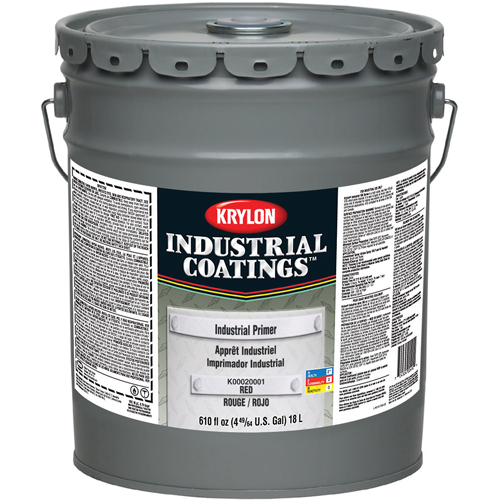 Industrial Primer, 18.9 L, Pail, Red Oxide Distribution Jean Lapalme