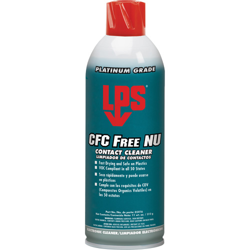 Nettoyant pour contacts NU LVC sans CFC, Canette a&eacute;rosol Distribution Jean Lapalme