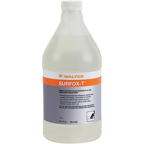 SURFOX-T Weld Cleaner, 1.5 L, Bottle Distribution Jean Lapalme