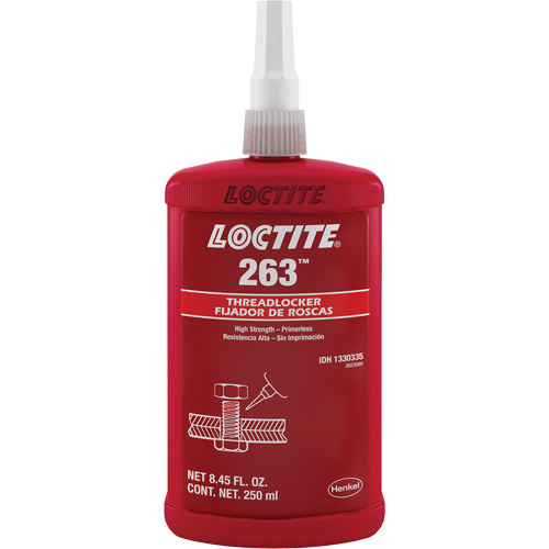 Compos&eacute; de blocage 263 s&eacute;chage rapide, Rouge, &eacute;lev&eacute;, 250 ml, Bouteille Distribution Jean Lapalme