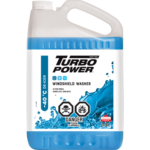 Liquide lave-glace toutes saisons Turbo Power, Cruche, 3,78 L Distribution Jean Lapalme