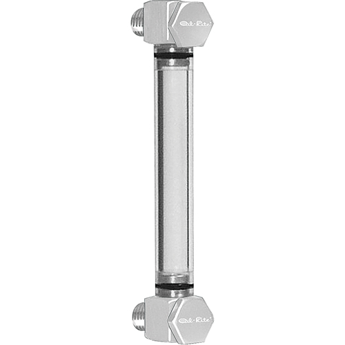 Round Nylon Liquid Level Gauge, Threaded, 6" L, 205°F (96.11° C) Distribution Jean Lapalme