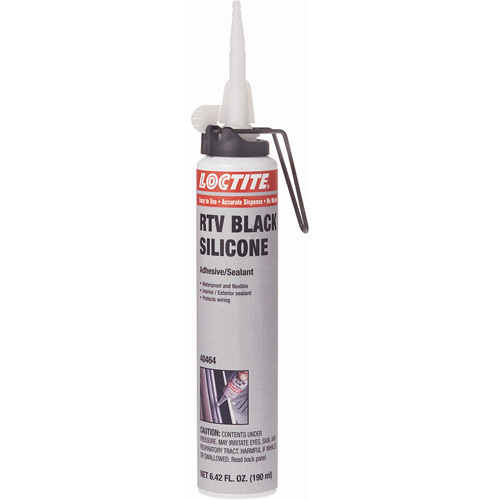 Scellant adh&eacute;sif &agrave; la silicone Superflex RTV, Cartouche, Noir Distribution Jean Lapalme