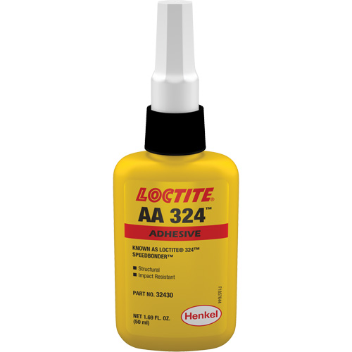 324 Speedbonder Structural Acrylic Adhesive, Two-Part, 50 ml, Bottle, Yellow Distribution Jean Lapalme