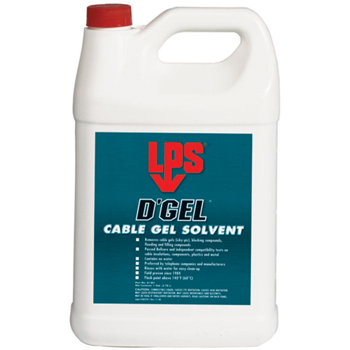 D'Gel&reg; Cable Gel Solvent, 1 gal., Jug Distribution Jean Lapalme