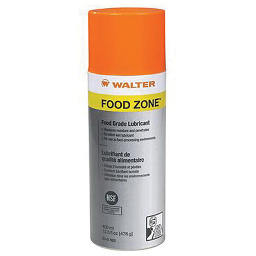 Lubrifiant alimentaire tout usage FOOD ZONE, Canette a&eacute;rosol Distribution Jean Lapalme