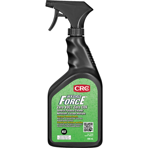 HydroForce&reg; Zero VOC General Purpose Cleaners, 946 ml, Trigger Bottle Distribution Jean Lapalme