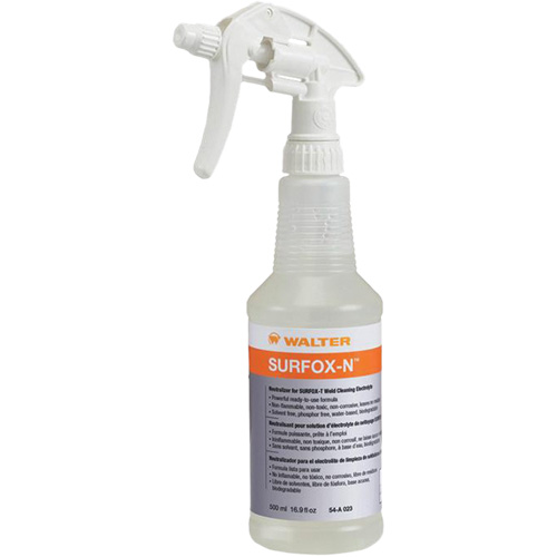 Nettoyant pour soudures SURFOX-N, Bouteille &agrave; g&acirc;chette Distribution Jean Lapalme