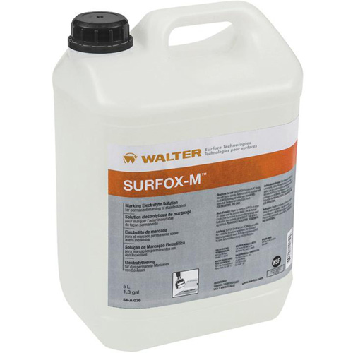 SURFOX-M Stainless Steel Marking Electrolyte Distribution Jean Lapalme