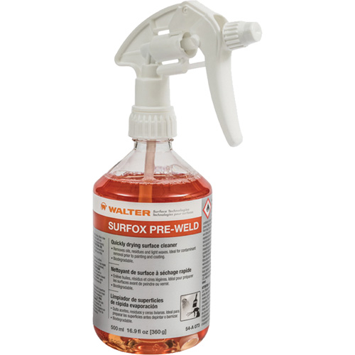 Surfox Pre-Weld, Bouteille &agrave; g&acirc;chette Distribution Jean Lapalme
