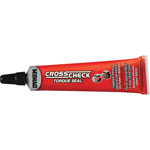 P&acirc;te indicatrice inviolable Cross-Check Torque Seal, 1 oz, Tube, Rouge Distribution Jean Lapalme