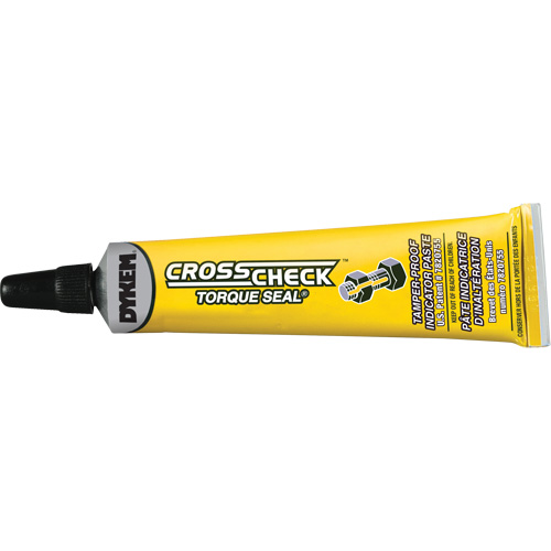 P&acirc;te indicatrice inviolable Cross-Check Torque Seal, 1 liq. oz., Tube, Jaune Distribution Jean Lapalme