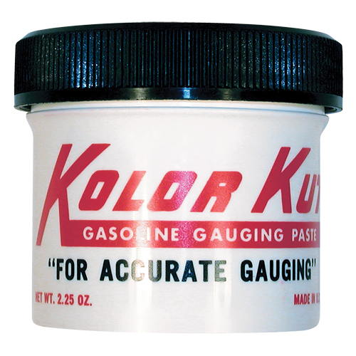 P&acirc;te de jaugeage d'essence Kolor Kut , Cruche Distribution Jean Lapalme