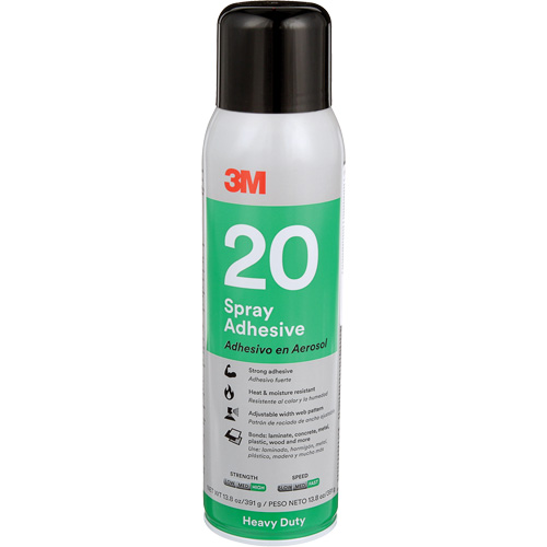 20 Heavy Duty Spray Adhesive, Clear, Aerosol Can Distribution Jean Lapalme