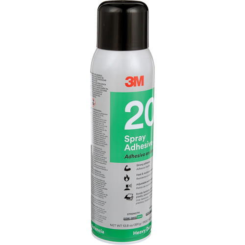20 Heavy Duty Spray Adhesive, Clear, Aerosol Can Distribution Jean Lapalme