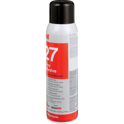 27 Multi-Purpose Spray Adhesive, Clear, Aerosol Can Distribution Jean Lapalme