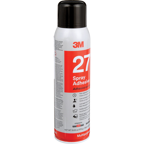 27 Multi-Purpose Spray Adhesive, Clear, Aerosol Can Distribution Jean Lapalme