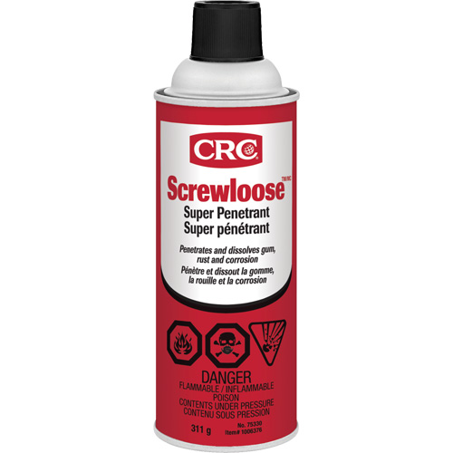 Super p&eacute;n&eacute;trant Screwloose, Canette a&eacute;rosol, 312 g Distribution Jean Lapalme