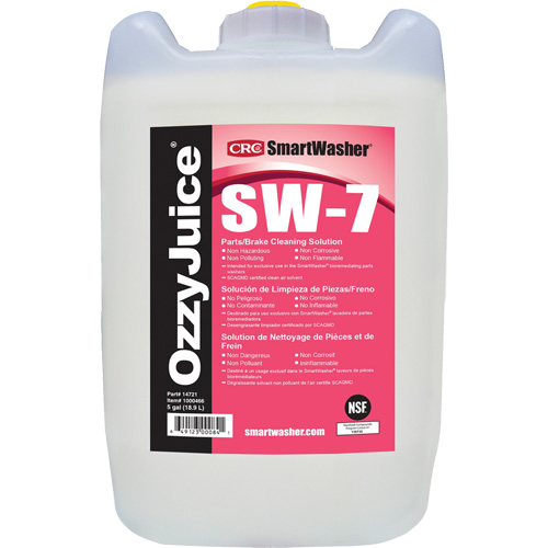 SmartWasher&reg; OzzyJuice&reg; Cleaning Solution, Jug Distribution Jean Lapalme
