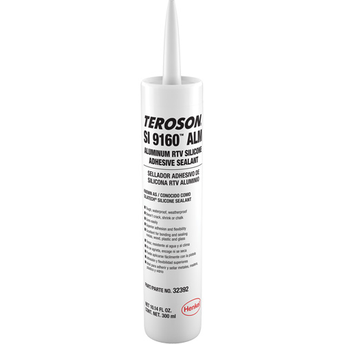 Scellant &agrave; la silicone Teroson SI 9160, Cartouche, Aluminium Distribution Jean Lapalme