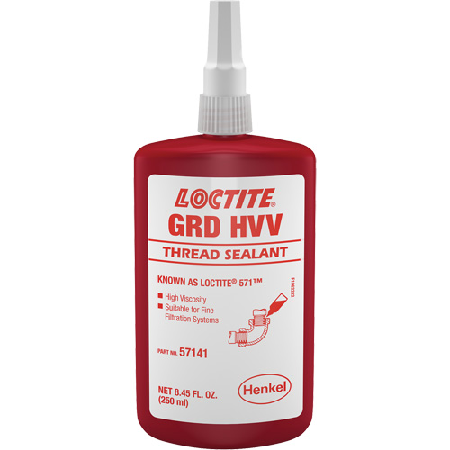 571 Thread Sealant, Bottle, 250 ml, -54° C - 149° C/-65° F - 300° F Distribution Jean Lapalme