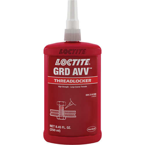 Compos&eacute; de blocage de calibre lettre AVV, Rouge, &eacute;lev&eacute;, 250 ml, Bouteille Distribution Jean Lapalme