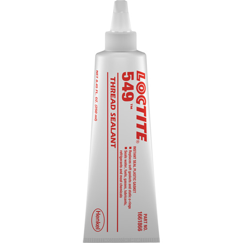 549 Thread Sealant, Tube, 250 ml, -54° C - 149° C/-65° F - 300° F Distribution Jean Lapalme